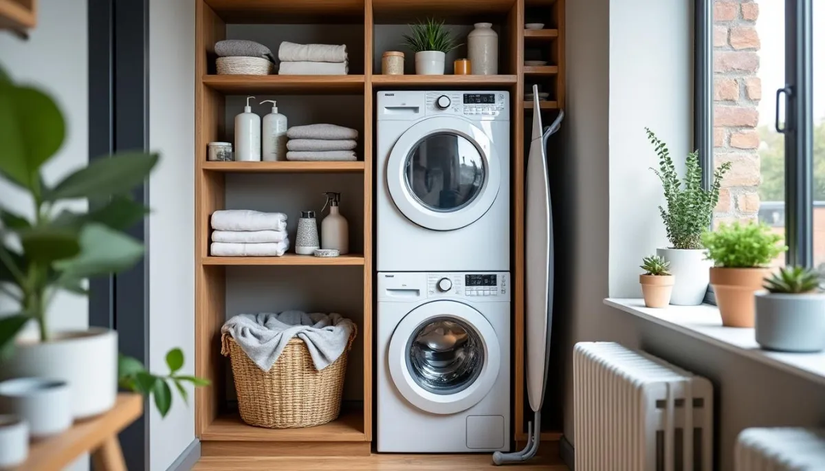 d&eacute;couvrez nos astuces pour am&eacute;nager une buanderie fonctionnelle et optimis&eacute;e m&ecirc;me dans un petit espace. gagnez en rangement et en praticit&eacute; facilement.